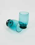 1950s AQUAMARINE SHOT/PORT GLASSES
