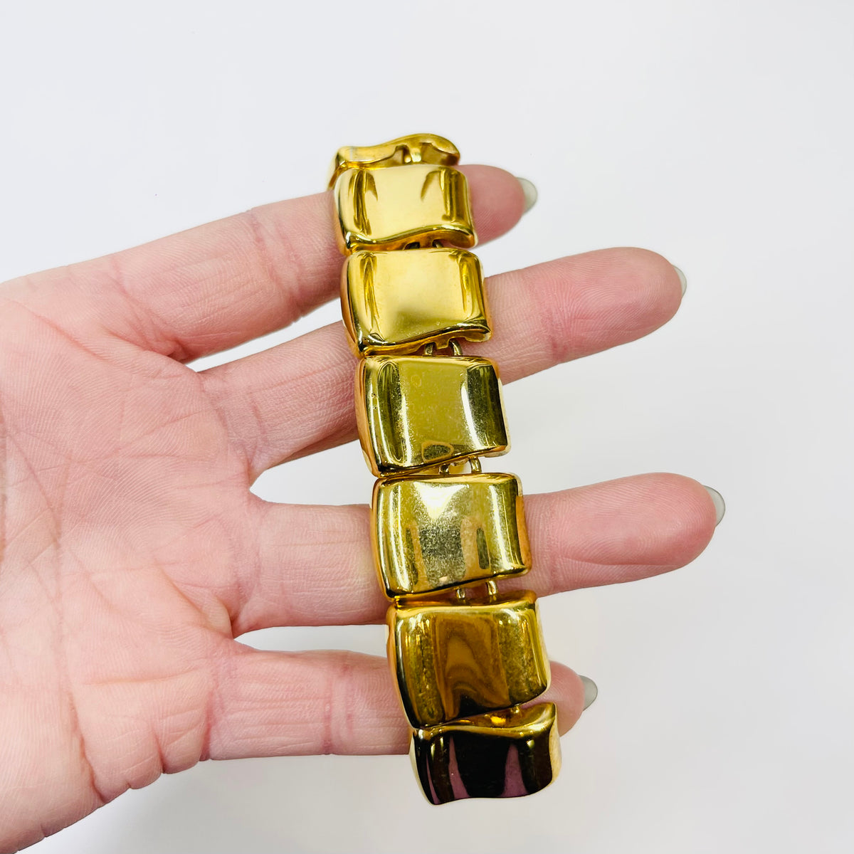 1960s BRUTALIST LINKS COLLAR NECKLACE