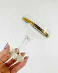 1950s GOLD GILDED GLASS COUPE
