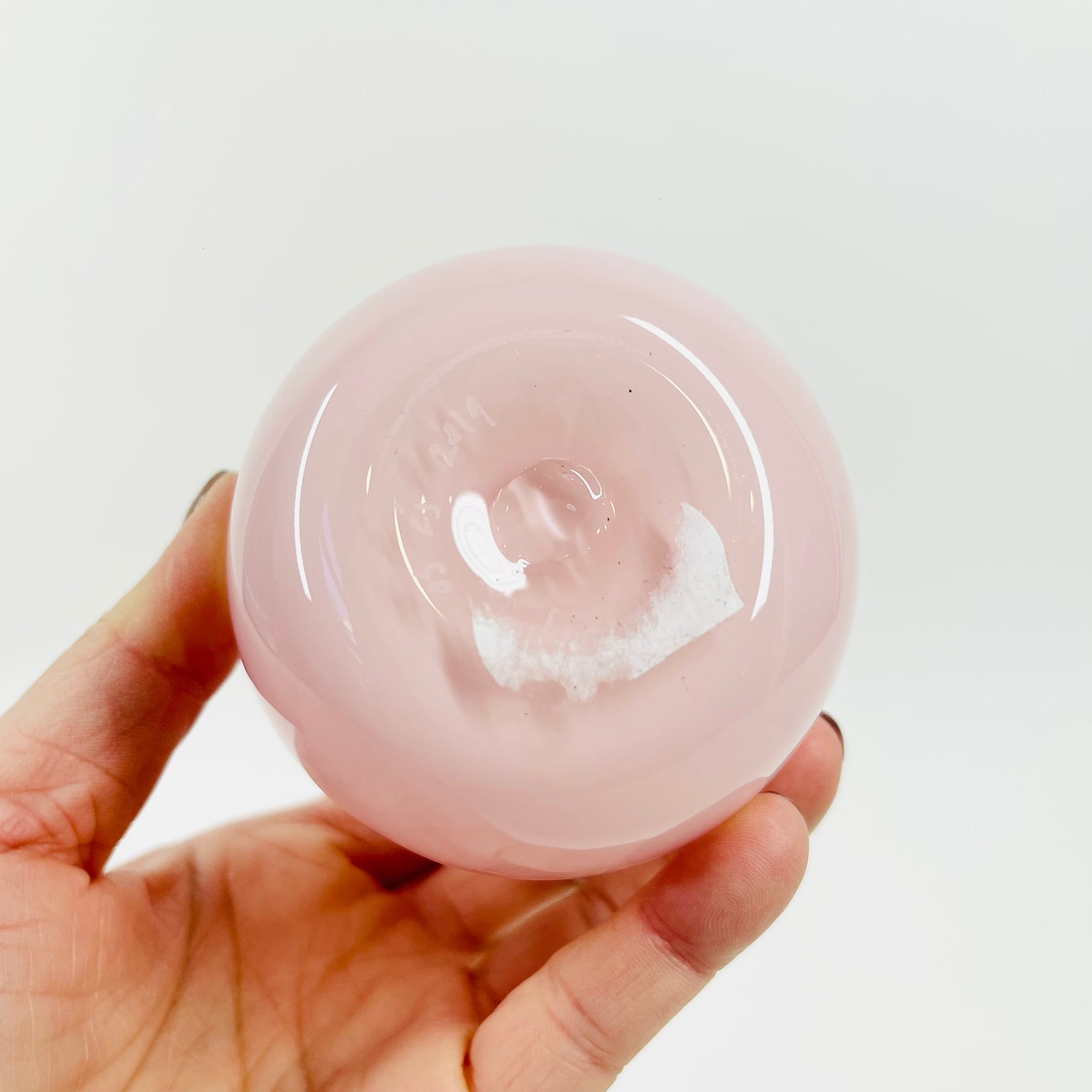 2019 MOUTH BLOWN CASED GLASS MUSHROOM BY SWEDISH ARTIST FORGLEN