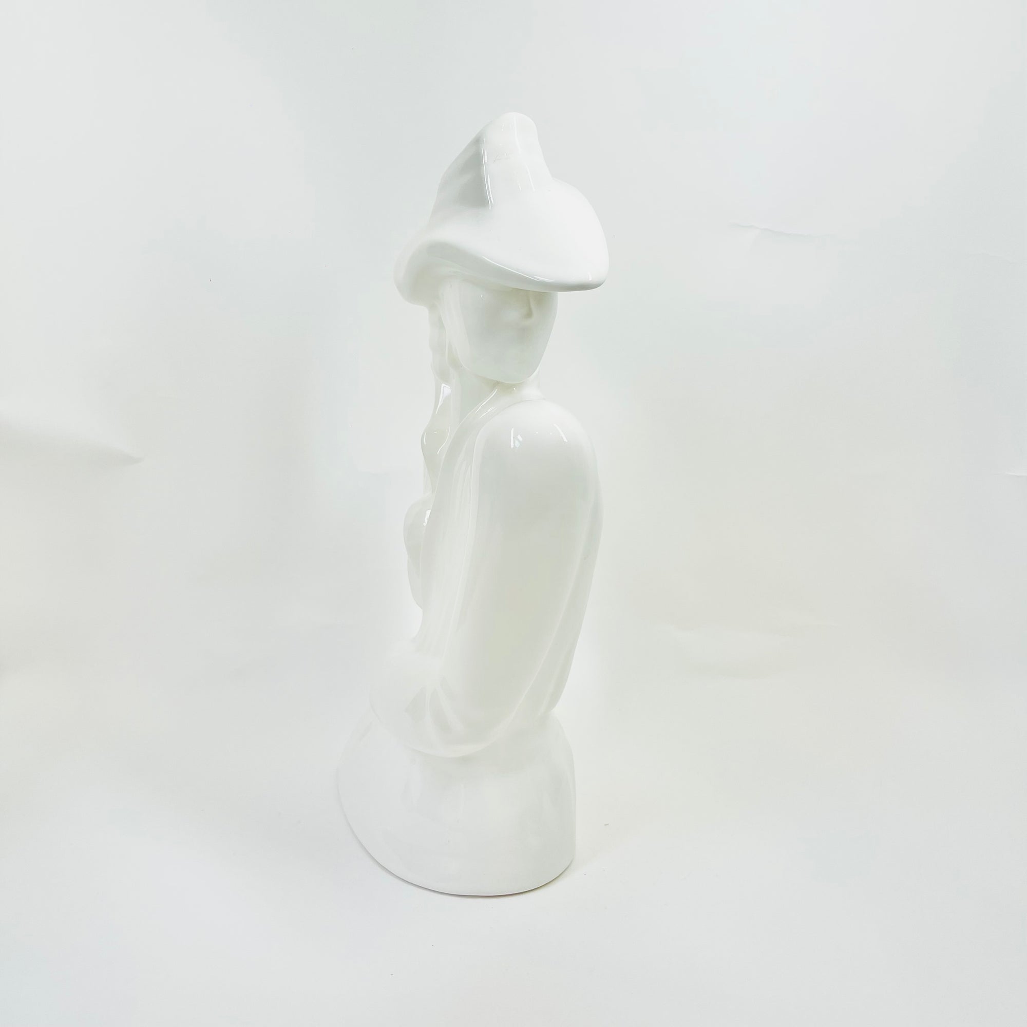 1980s WHITE PORCELAIN MINI MANNEQUIN FIGURINE