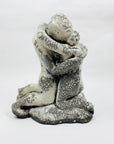 ABSTRACT CRACKLE POTTERY SCULPTURE