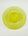 MIDCENTURY FINNISH URANIUM GLASS GRAPPONIA BOWL BY NANNY STILL FOR RIIHIMAEN LASI