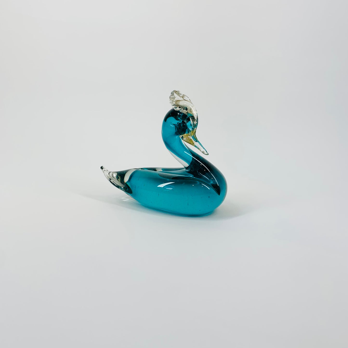 MCM MURANO TURQUOISE SWAN