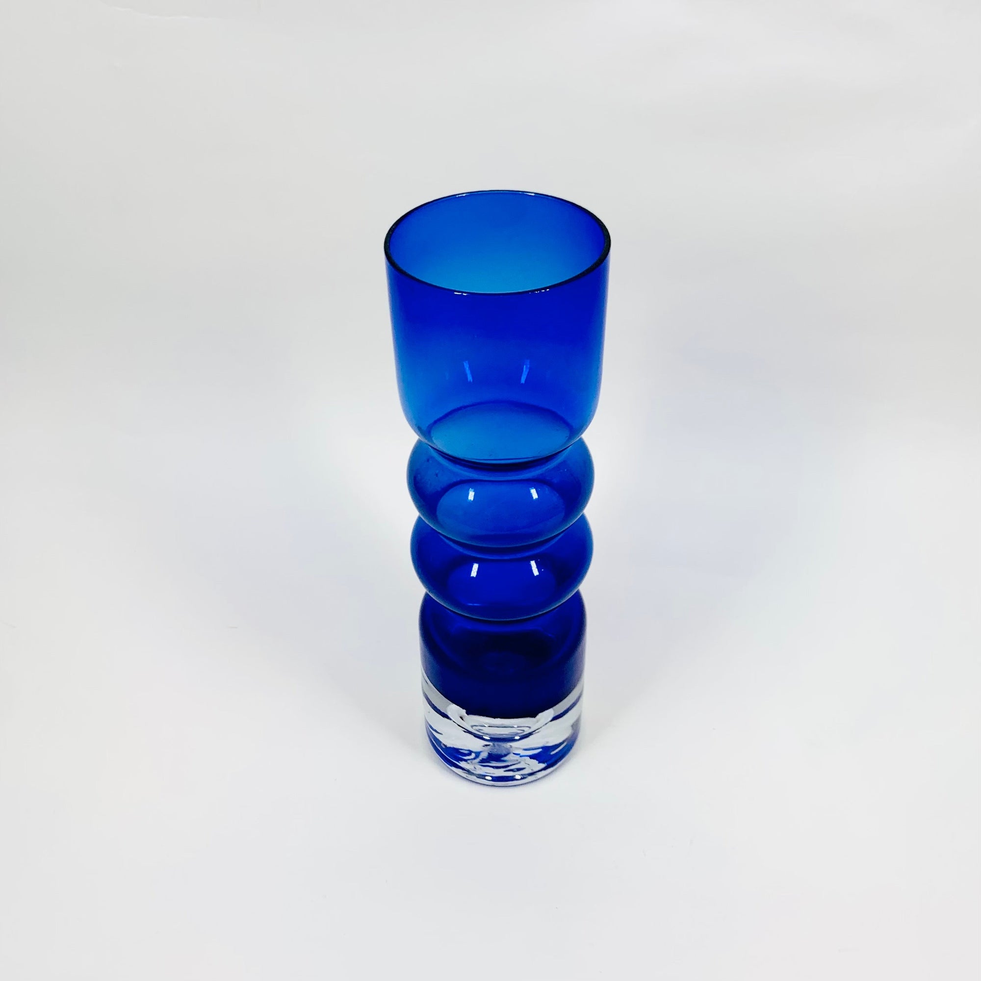 1960s SWEDISH ASEDA SOMMERSO GLASS VASE BY BO BORGSTROM