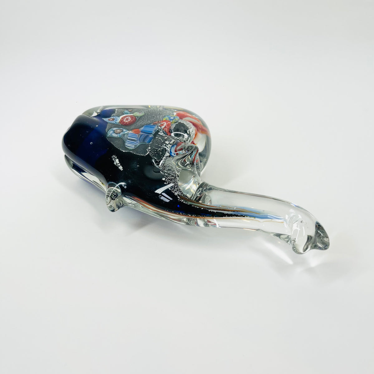1980s MURANO MILLIFIORE ART GLASS ELEPHANT