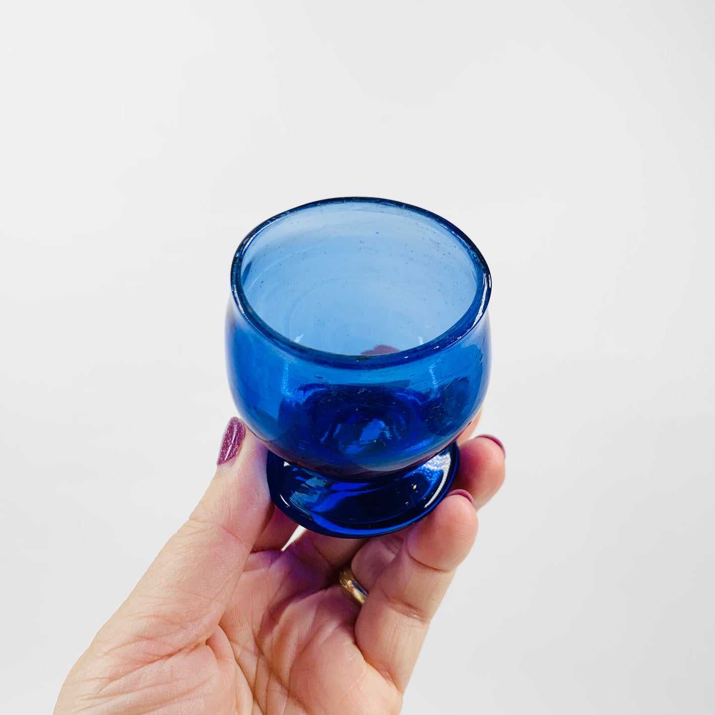 BLUE SHOT GLASSES