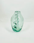 1940s MOUTH BLOWN GREEN GLASS POSY VASE BY TURE BERGLUND