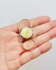 1950s DANISH SPINNER SILVER RING WITH MOHER OF PEARL AND ONYX