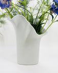 1960s ROSENTHAL WHITE BISQUE PORCELAIN HANDKERCHIEF VASE