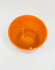 1960s ORANGE OPALINE GLASS BOWL/POSY VASE BY ERIK HOGLUND FOR BODA