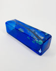 1980s AUSTRALIAN ART GLASS COBALT BLUE VASE