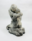 ABSTRACT CRACKLE POTTERY SCULPTURE