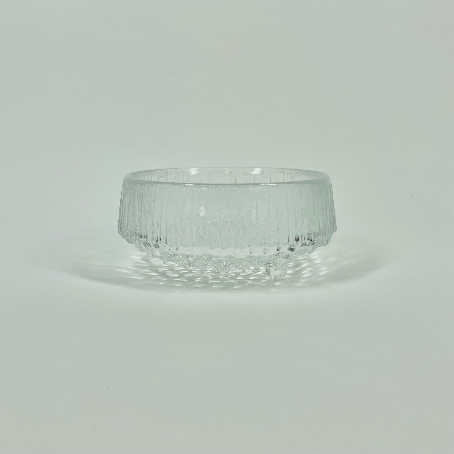 1970s IITTALA ULTIMA THULE ICE GLASS BOWL