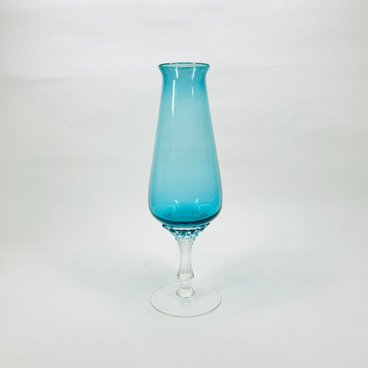 TURQUOISE FOOTED VASE