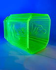 URANIUM GLASS VASE
