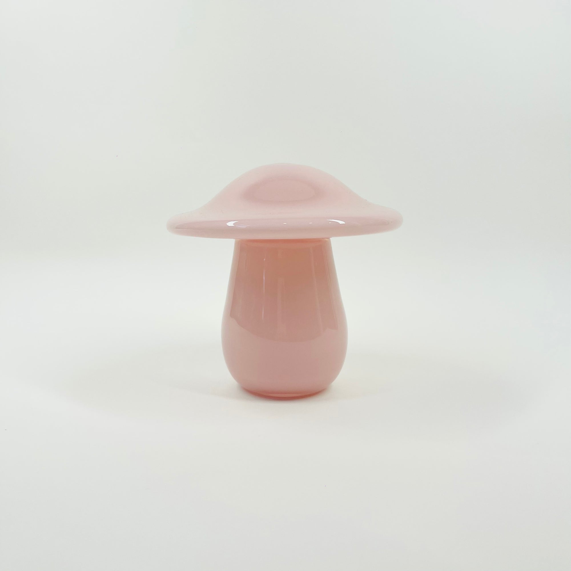 2019 MOUTH BLOWN CASED GLASS MUSHROOM BY SWEDISH ARTIST FORGLEN
