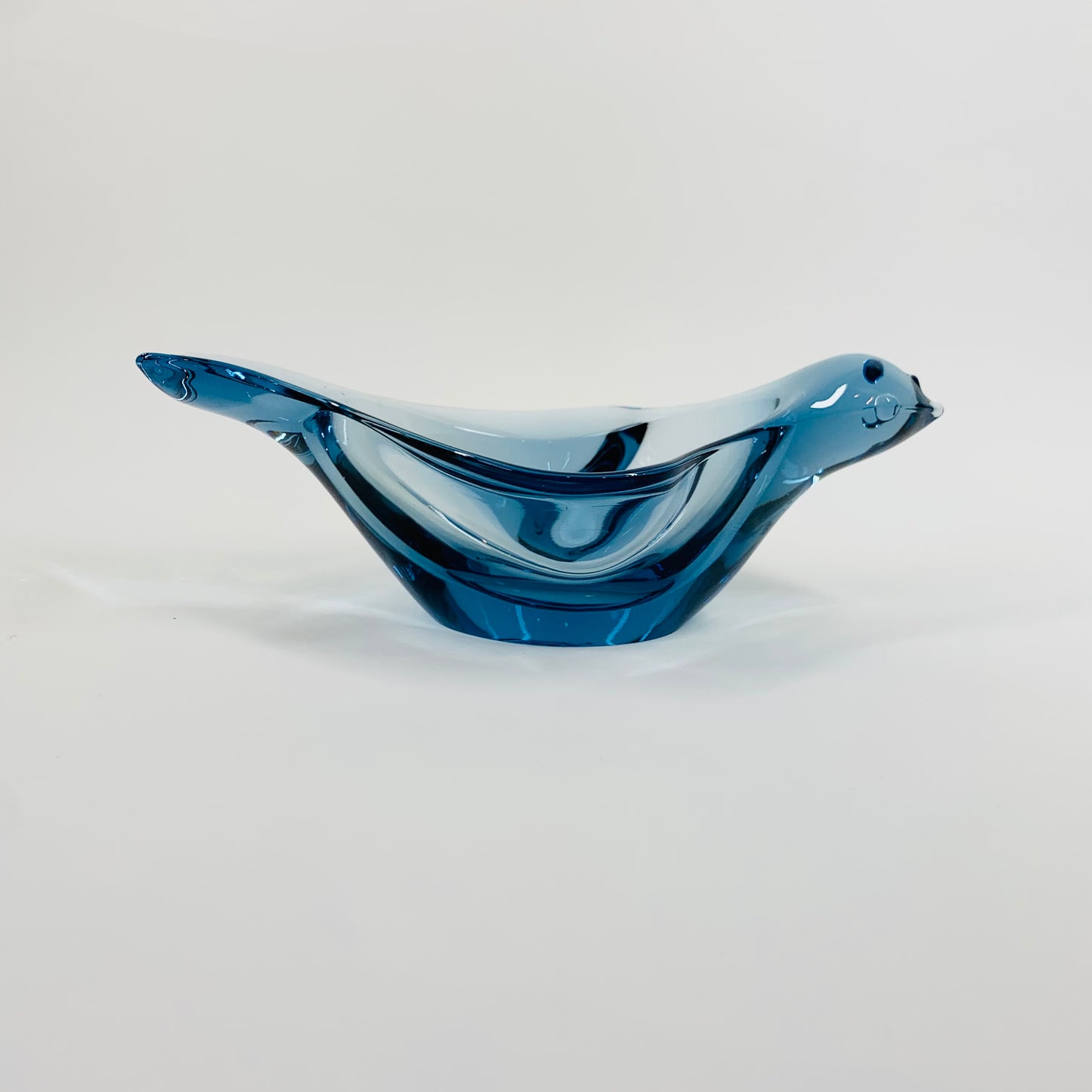 MCM ROSENTHAL BLUE GLASS BIRD DISH