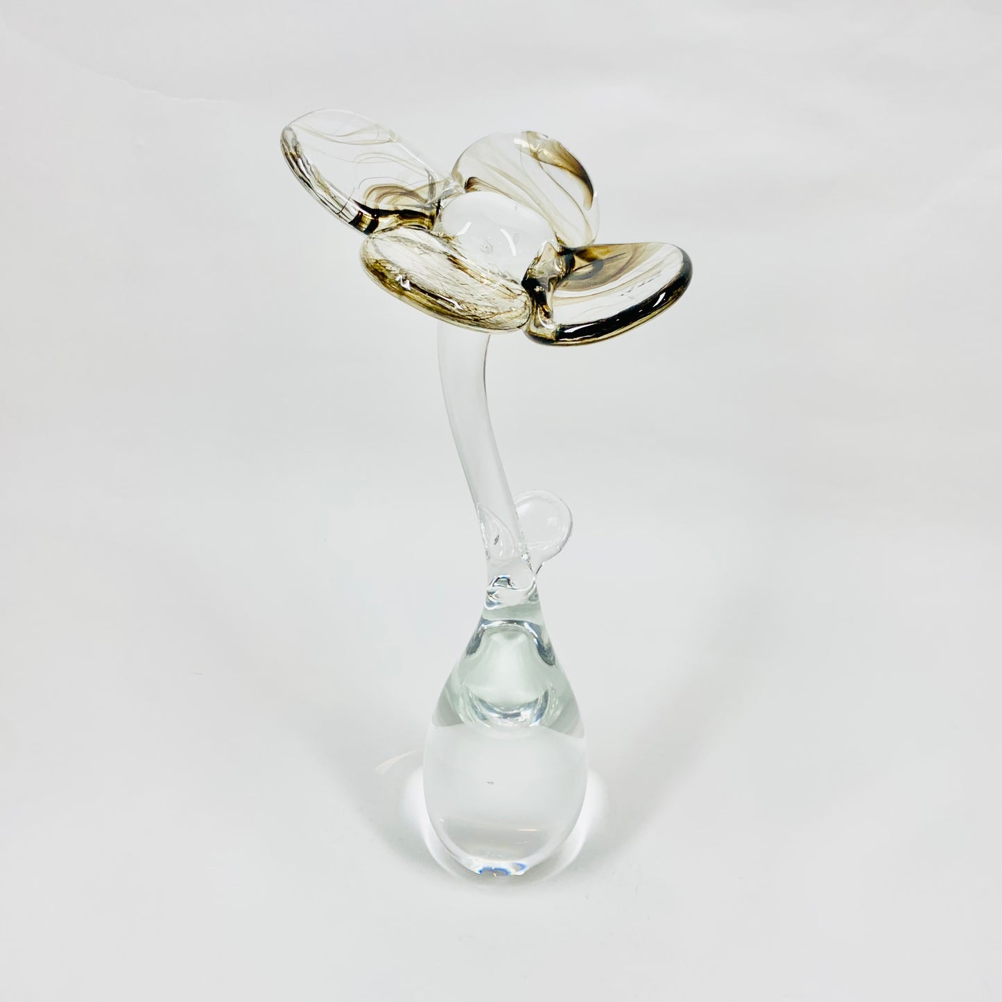 MOUTH BLOWN GLASS FLOWER