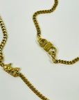 1980s CELINE TRIOMPHE HORSE CARRIAGE LINKS CHAIN NECKLACE