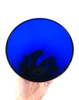 1980s LIBBEY COBALT BLUE HIGHBALL GLASSES