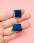 BLUE QUARTZ DROP EARRINGS