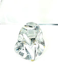 LARGE 1980s DAUM FRANCE CRYSTAL SAIL PAPERWEIGHT/SCULPTURE