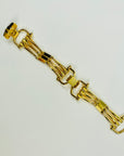 1980s CELINE HORSEBIT TURNLOCK BRACELET