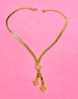 1970s CORO LARIAT NECKLACE