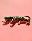 1980s COSTUME ENAMEL TIGER BROOCH