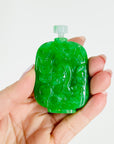 ANTIQUE CHINESE HAND CARVED GREEN STONE SCENT BOTTLE
