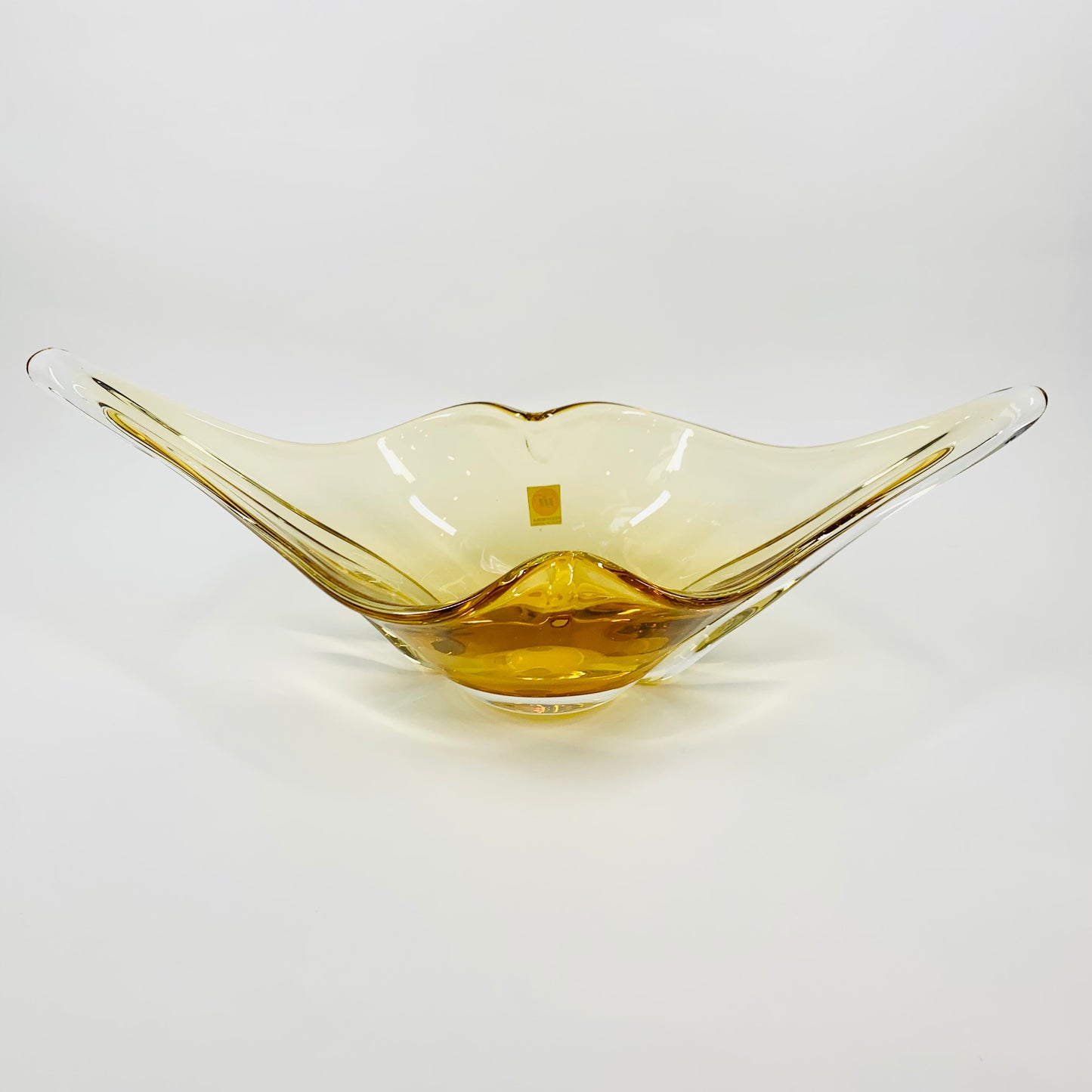 MCM JAPANESE AMBER LIP BOWL