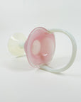 ANTIQUE PINK MURANO OPALINA BASKET