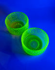 MIDCENTURY FINNISH URANIUM GLASS GRAPPONIA BOWL BY NANNY STILL FOR RIIHIMAEN LASI