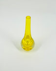 1950s MURANO YELLOW SOMMERSO GLASS PAPERWEIGHT MINI VASE