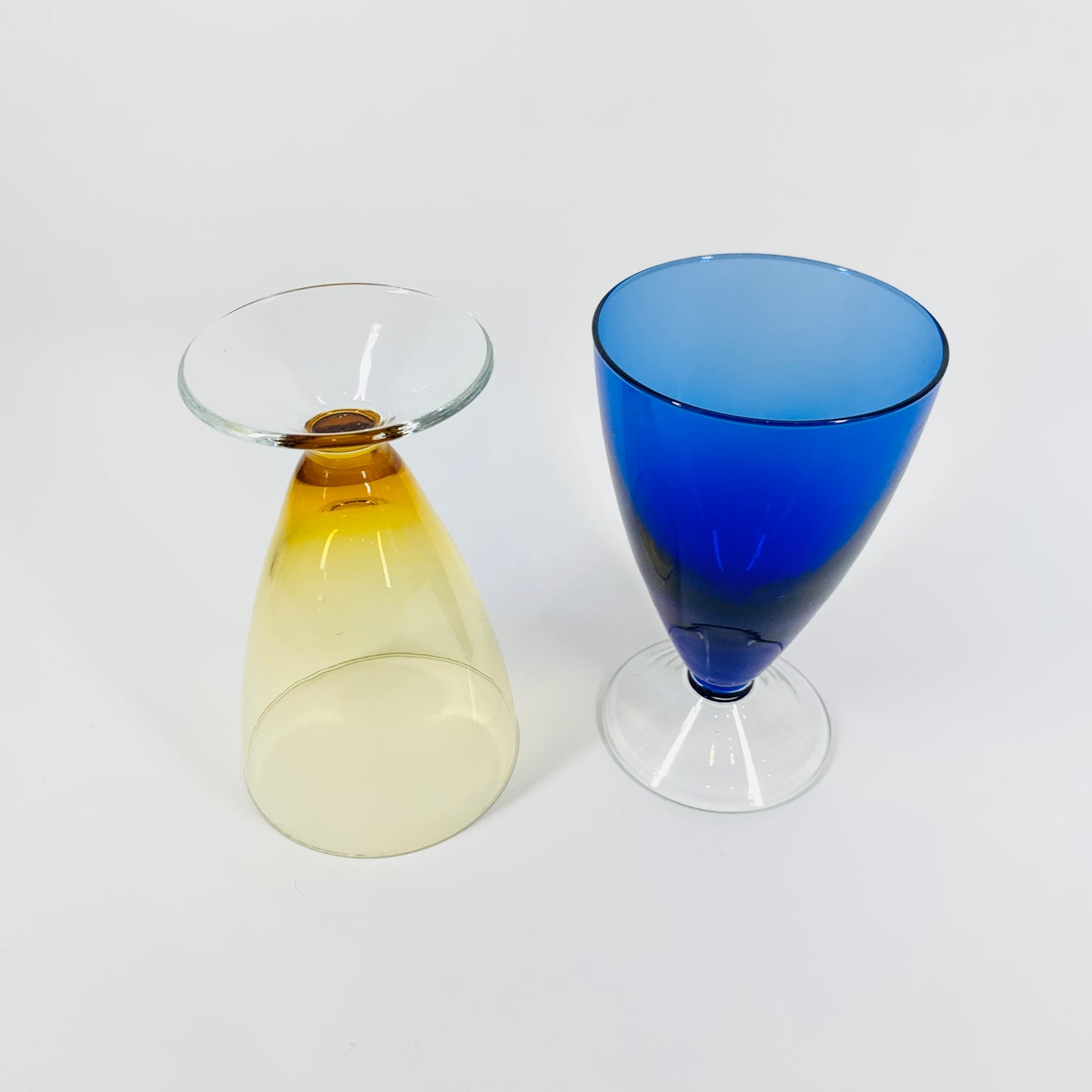 MIDCENTURYY HARLEQUIN WINE/COCKTAIL GLASSES