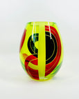 KARL PALDA URANIUM BLACK RUBY VASE