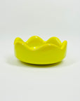 1960s SWEDISH YELLOW LEMON CASED GLASS BOWL BY INGEBORG LUNDIN FOR ORREFORS