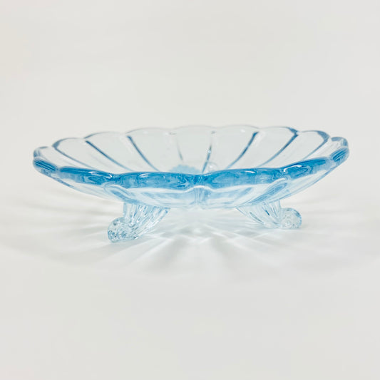 BLUE DEPRESSION FOOTED PLATE