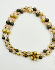 1950s AVON DOUBLE BEADS STRANDS COSTUME NECKLACE