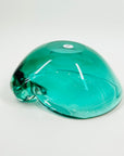 1950s MURANO TURQUOISE BLUE SOMMERSO SHELL BOWL/ASHTRAY