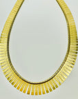 1950s CORO TEXTURED CLEOPATRA NECKLACE