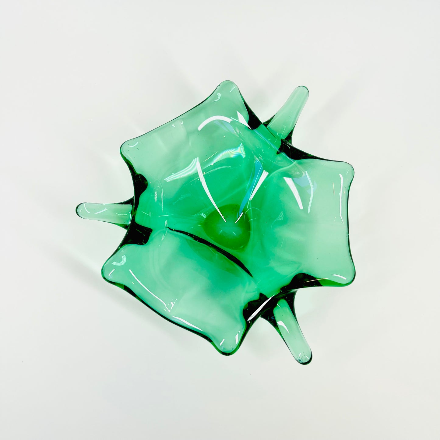 1950s MURANO GREEN SPACE AGE BOWL