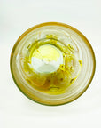1980s MOUTH BLOWN ART GLASS VASE