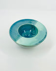 1970s JAPANESE GREEN GLAZE MINI IKEBANA VASE