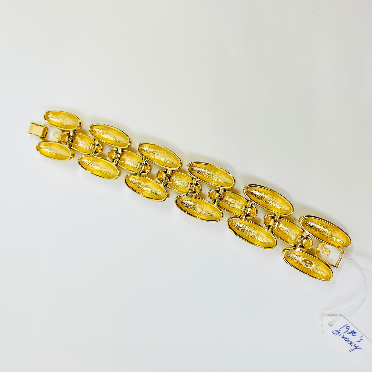 1980s GIVENCY TUBOGAS LINKS NECKLACE SUITE