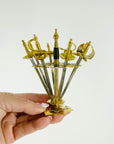 1950s TOLEDO USA ENAMEL SWORD COCKTAIL STICKS SET