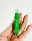 ANTIQUE CHINESE HAND CARVED GREEN STONE SCENT BOTTLE
