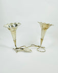 ANTIQUE ART NOUVEAU HARDY BROTHERS SILVER PLATED EPERGNE VASE/CANDLE HOLDER