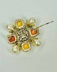 2012 LIMITED EDITION CHANEL FILIGREE CROSS BROOCH